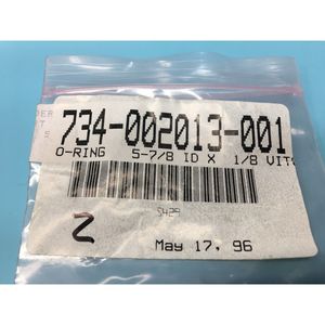2 LAM 734-002013-001 O-RING 5-7/8 ID X 1/8, 126878 - Equipo y Piezas de Semiconductores de Confianza de Marca Global Legacy - Product Image 1