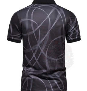Polo d'été léger pour homme en coton doux et respirant, coupe confortable et design simple et élégant - Product Image 5