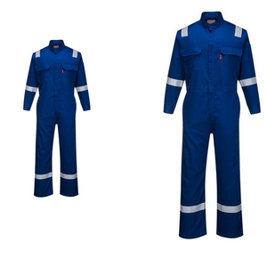 Overol de algodón transpirable, traje de trabajo industrial, overol de algodón con cremallera frontal, uniforme de trabajo, overol de algodón de corte regular - Product Image 6