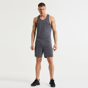 Débardeur de sport confortable en coton et bambou, doux et extensible, avec découpes profondes aux bras, sans manches, personnalisable, OEM, marque privée, fabricant d'usine - Product Image 4