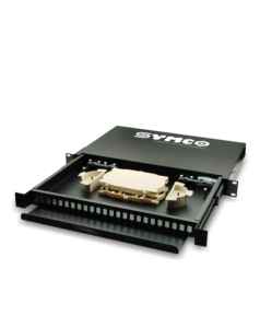 Boîtier de distribution de fibre optique intérieur (ODF) Symco 24 ports, monomode (SMF-28 ou G.657) pour FTTH - Product Image 3