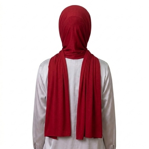 Women's Plain Muslim Hijab Soft Stretch Breathable Quick-Dry Lightweight Long Head Wrap Private Label Manufacturer - Product Image 2