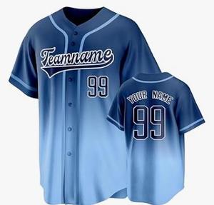 Camiseta Deportiva Retro Personalizada de Béisbol con Botones, Manga Corta, Nombre y Número del Equipo Impresos - Product Image 2