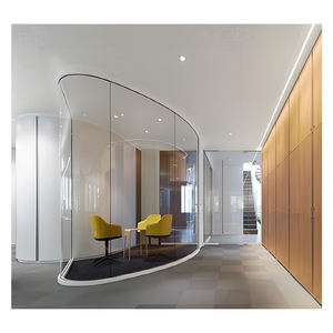 <span class=keywords><strong>Bureau</strong></span> vitré simple clair divisant la <span class=keywords><strong>cloison</strong></span> de <span class=keywords><strong>séparation</strong></span> en verre sans cadre en verre de mur intérieur pour le <span class=keywords><strong>bureau</strong></span> commercial - Product Image 4