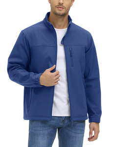 Wind Breaker Jacket Custom Men Lightweight <b>Fleece</b> Jacket Windproof <b>Working</b> Coat Soft-shell Waterproof Hiking Jacket - Product Image 2