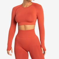 Ensemble de fitness premium pour femme 2026 – Tenue d'entraînement taille haute extensible en polyester et élasthanne, sur mesure