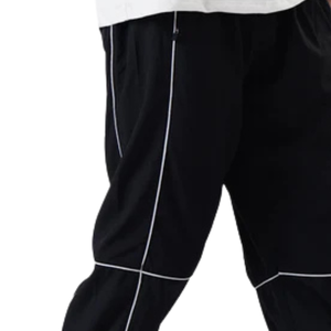 Pantalon de jogging unisexe personnalisé avec doublure polaire, taille élastique, séchage rapide, respirant, en tissu jersey, style sportif, 8XL, logo sur le côté gauche - Product Image 2