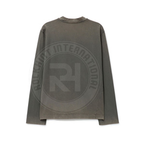 Sudadera Unisex de Corte Regular con Cuello Redondo, Color Negro Camel, 100% Algodón, Felpa, Personalizable con Logotipo, Estilo Urbano para Verano - Product Image 2