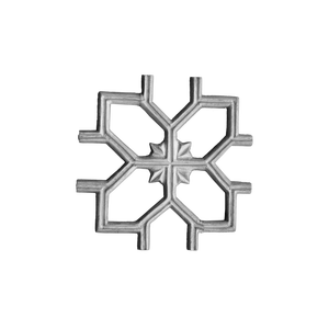 Quatrefoil Openwork Aluminum Fence Panel Cast <b>Iron</b> Balustrade Medallion Luxury Villa Staircase Guardrail Shield Shape Accent - Product Image 4