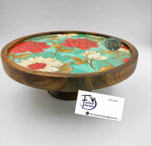 Support à gâteau en bois massif de qualité supérieure, matériau naturel, améliore le goût des desserts et est à la mode, de Falak World Export - Product Image 1