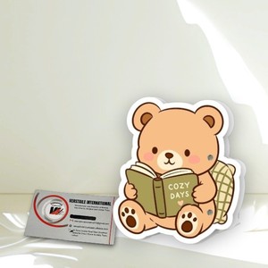Lápiz Magnético Acrílico Multifuncional con Diseño de Oso, Diamante, Flor y Corazón, para Lectura, Extensión de Pestañas, con Logotipo Personalizado - Product Image 3