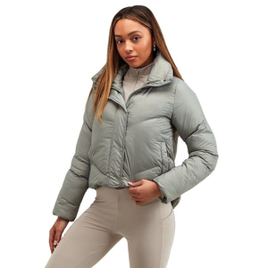 Chaqueta de Plumón para Mujer, Invierno 2026, Cálida, con Capucha, Acolchada de Nailon, Larga y Ajustada, Servicio OEM - Product Image 4