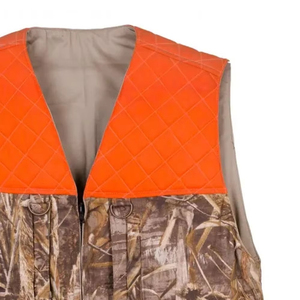 Gilet de chasse d'été personnalisé unisexe sans manches, imprimé chasse, respirant, en polyester, coupe performante - Product Image 4