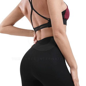 Ensemble de yoga taille haute pour femme : Leggings ajustés et soutien-gorge de sport assorti, respirant, écologique et extensible, idéal pour la gym et le yoga - Product Image 6