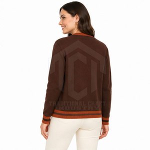Ensembles coordonnés pour femmes de haute qualité, un ensemble uni, décontracté, élégant, confortable, 100% coton/laine, respirant, hiver, fabrication en usine - Product Image 4