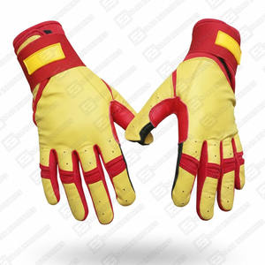 Guantes de Bateo de Cuero Profesionales SAAR INDUSTRIES, Cómodos, de Dedo Completo, Antideslizantes, Personalizados para Ambas Manos, para Béisbol, Venta al Por Mayor - Product Image 3