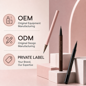 Eyeliner liquide longue tenue AirFit, waterproof, séchage rapide, pointe précise, noir et brun, stylo de maquillage pour les yeux, marque privée - Product Image 2