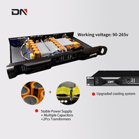 Amplificateur de puissance stéréo à succès sur TikTok, DN208, amplificateur de puissance numérique professionnel 800w 1u classe D, amplificateur DN 208