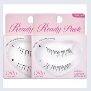 eye <b>lash</b> <b>extensions</b> Ollio Korean K-Beauty Pearl Scara Eyelashes 21 Types Tweezer Ready Pack Idol Mix Refill - Product Image 6