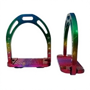 อุปกรณ์ขี่ม้าคุณภาพสูง บูช่าเหล็กกล้าไร้สนิมสีรุ้ง ทนทานสูง - Product Image 5