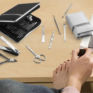 Juego de Tijeras para Uñas Curvas de Acero Inoxidable 911, Juego Completo Profesional de Cortaúñas para Pies, Cortacutículas, Herramientas para el Hogar - Product Image 6