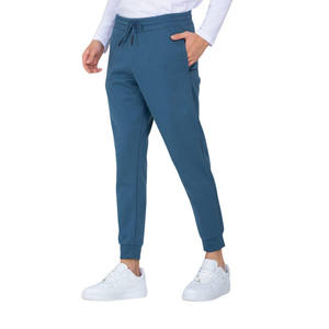 Haute qualité hommes Slim bleu Joggers pantalons pantalons de survêtement tenue décontractée cordon poche manchette chevilles pantalons de course vêtements de sport - Product Image 1