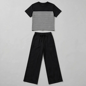 2026 Wholesale Summer Men's Casual Shorts <b>Set</b> Plain Color Solid 100% Cotton Jersey Quick Dry Knitted Customized Logo <b>Twin</b> <b>Set</b> - Product Image 5
