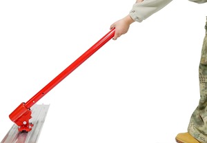 Concrete Bull Float, Aluminum Magnesium, 48 x 8" Square End <b>Tool</b> with 4 Extendable Red Poles,Adjustable bracket,Durable <b>Tool</b> Kit - Product Image 2