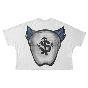 T-shirt unisexe en coton, coupe ample, manches courtes, uni, personnalisable avec logo imprimé en relief sur le devant - Product Image 3