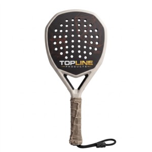 Fabricants de raquettes de paddle personnalisées de haute qualité, nouvelles raquettes de beach tennis en carbone, poignée antidérapante souple, utilisation en extérieur - Product Image 1