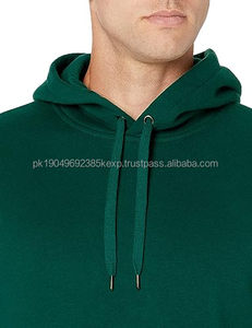 Sweat-shirt à capuche pour homme de qualité supérieure, couleur unie, broderie personnalisée, sweat-shirt à capuche en coton doux et lourd, sweat-shirt à capuche uni pour homme - Product Image 4