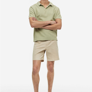 Camisetas Polo de algodón de 200g para hombre, fáciles de lavar, cuello redondo, manga larga. - Product Image 3