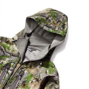 Veste de chasse softshell légère pour homme, imperméable, coupe-vent, col montant, fermeture éclair, personnalisable, pour l'hiver - Product Image 2