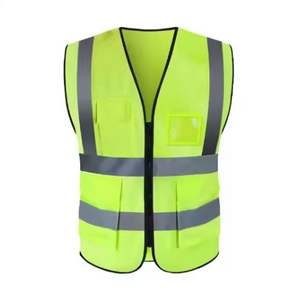 Chaleco Reflectante de Alta Visibilidad para Tráfico y Construcción NESTA SPORTS, Chaqueta de Seguridad Multibolsillos - Product Image 2