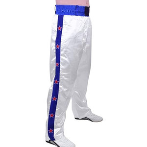 Pantalones de Kick Boxing Premium 100% Poliéster, Transpirables, Ligeros y Duraderos, con Logotipo Frontal Personalizable, Colores y Tallas para Entrenamiento - Product Image 5