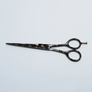 Tijeras de Barbero de Titanio con Acabado de Lujo y Recubrimiento Múltiple, 5.5 y 6 Pulgadas, Tijeras de Peluquería Premium, Deslizamiento Suave, Herramienta Profesional de Salón - Product Image 1