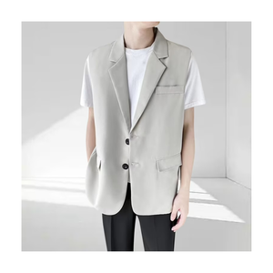 Chaleco Ajustable de Tela de Lana Ecológica, Transpirable e Impermeable, Reversible, Informal y Elegante para Hombre, Steve James SJ 9319 - Product Image 1