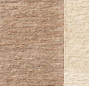 Tapis de salon rectangulaire en jute tressé à la main, motif rayé scandinave noir sumac, beige naturel, écologique et antidérapant - Product Image 6