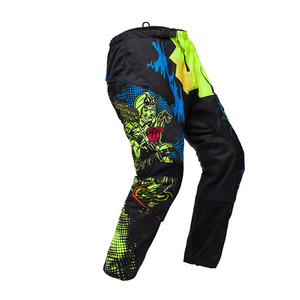 Ensemble de vêtements de motocross personnalisés en sublimation, vert néon, maillot et pantalon de moto tout-terrain, combinaison de course OEM - Product Image 5