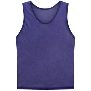 Veste d'entraînement de football réversible en gros pour adultes, gilet de pratique en maille 100 % polyester, gilet d'équipe personnalisé - Product Image 4