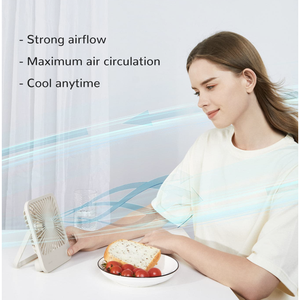 พัดลมตั้งโต๊ะจิซูไลฟ์ ไลฟ์1(4500mAh) FA26 สีน้ำตาล - Product Image 3