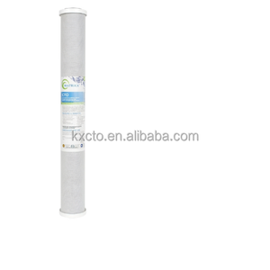 Charbon actif en coque de noix de coco de 20 pouces pour purificateurs sous comptoir, matériau certifié NSF, filtre à eau de qualité supérieure - Product Image 1