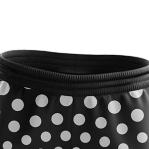Pantalon de survêtement noir à pois pour homme, taille élastique, décontracté, léger, respirant, imprimé, pour l'été - Product Image 5