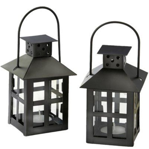 Vente en gros de lanternes en métal et en verre avec finition blanche, style moderne, lanternes à bougies pour l'extérieur, fabrication artisanale personnalisée - Product Image 4