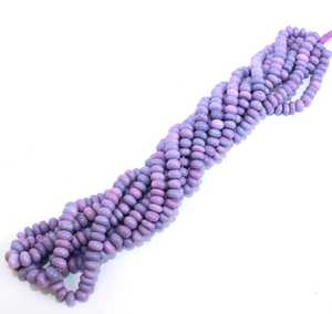 Cuentas redondas lisas de ópalo color caramelo lavanda natural de 8 mm, cuentas de ópalo sueltas para la fabricación de joyas, manualidades, suministros de bricolaje, venta al por mayor - Product Image 2