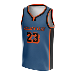 Camiseta de Baloncesto Personalizada de Malla Transpirable, de Secado Rápido, con Bordado y Rayas Impresas - Product Image 6