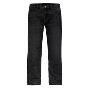 Jean en denim taille mi-haute pour homme, 100% coton, écoresponsable, effet adoucissant, grande taille, décontracté et confortable, vente en gros, production en vrac - Product Image 2