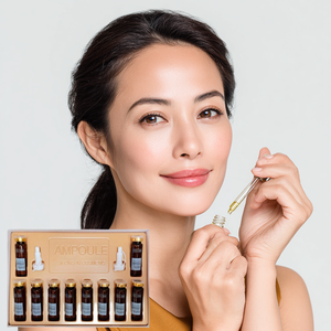 Sérum Traitant pour la Peau Puro Moment Collagen Peptide en Flacons, Intensif pour l'Élasticité, Lifting, Hydratation et Réparation, 17 ml x 10 - Product Image 1