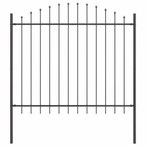 2 unidades de valla de jardín de acero con recubrimiento en polvo gris de 66.93 x 74.80 pulgadas, para cercas, enrejados y puertas - Product Image 5