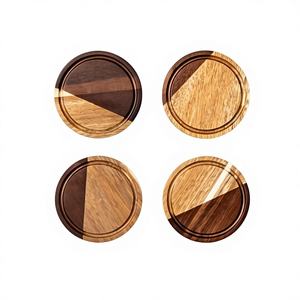 Sous-verres ronds en os incrusté pour thé et café, design classique moderne, décoration intérieure personnalisée, fabricant et exportateur en gros - Product Image 2